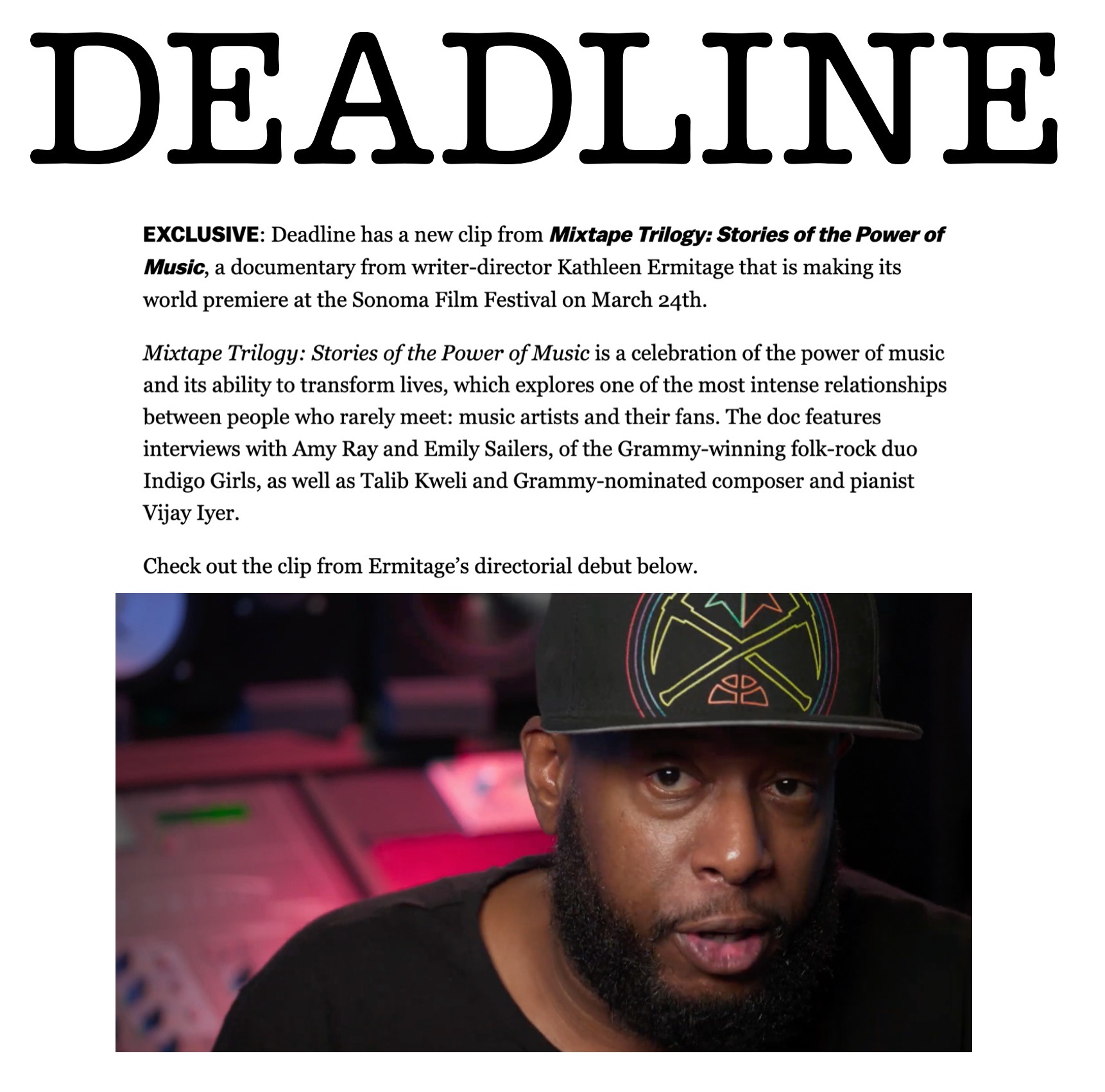 Mixtape Trilogy Deadline